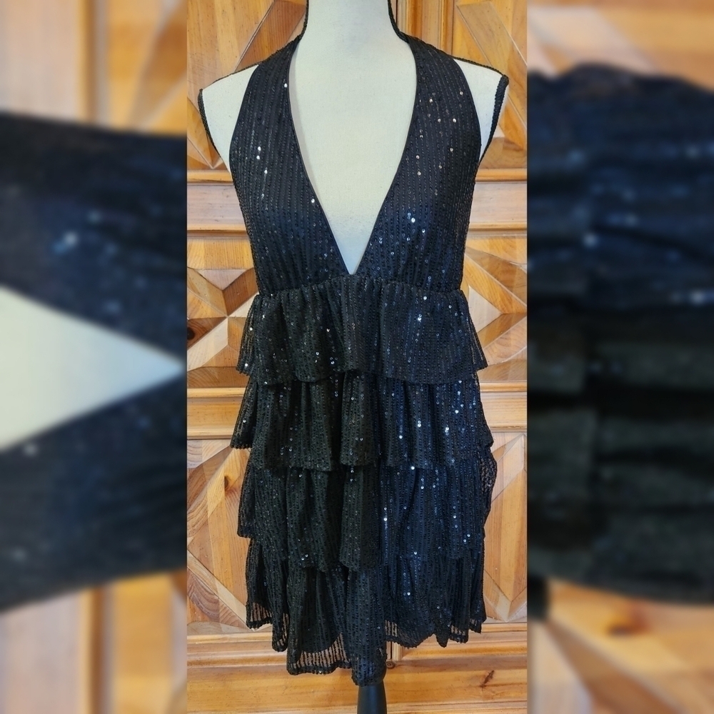 Shein Halter Party Dress Sz L
